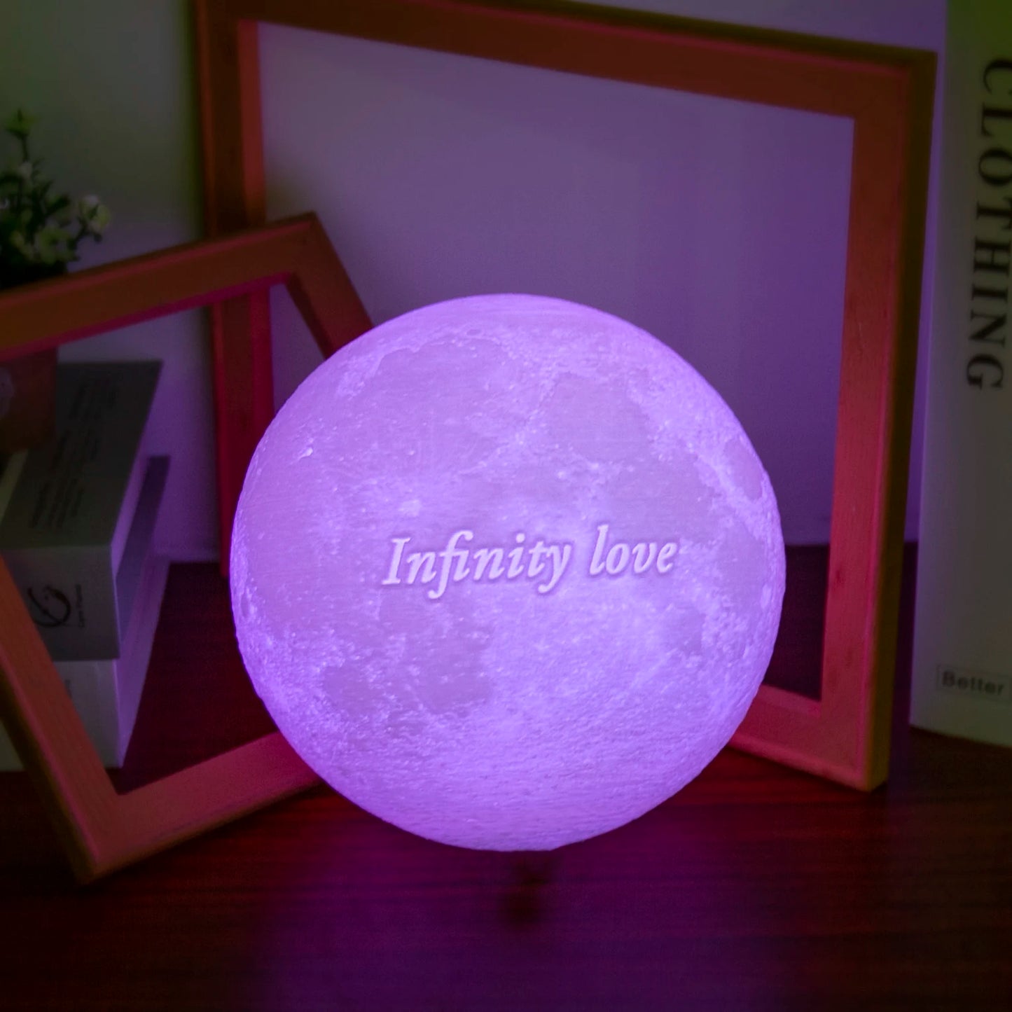 Personalized 3D Printing Moon Lamp