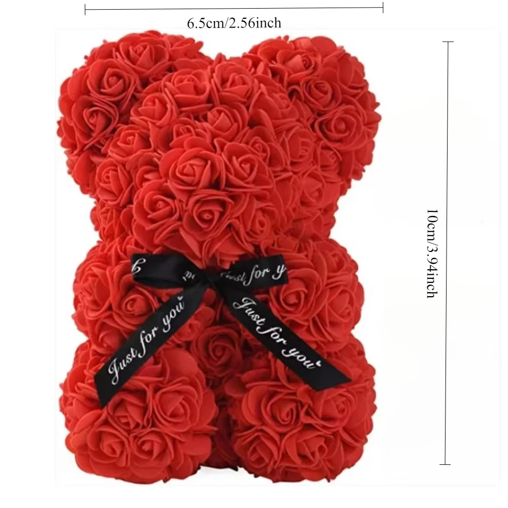 Artificial Flower Eternal Rose Teddy Bear