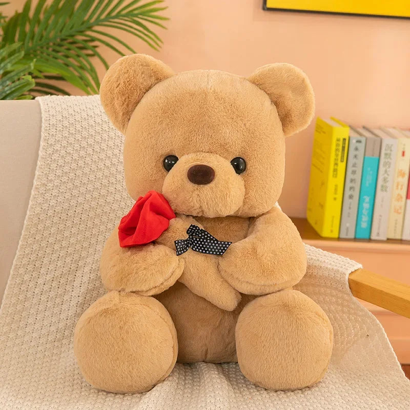 Teddy Bear with a Rose Plush