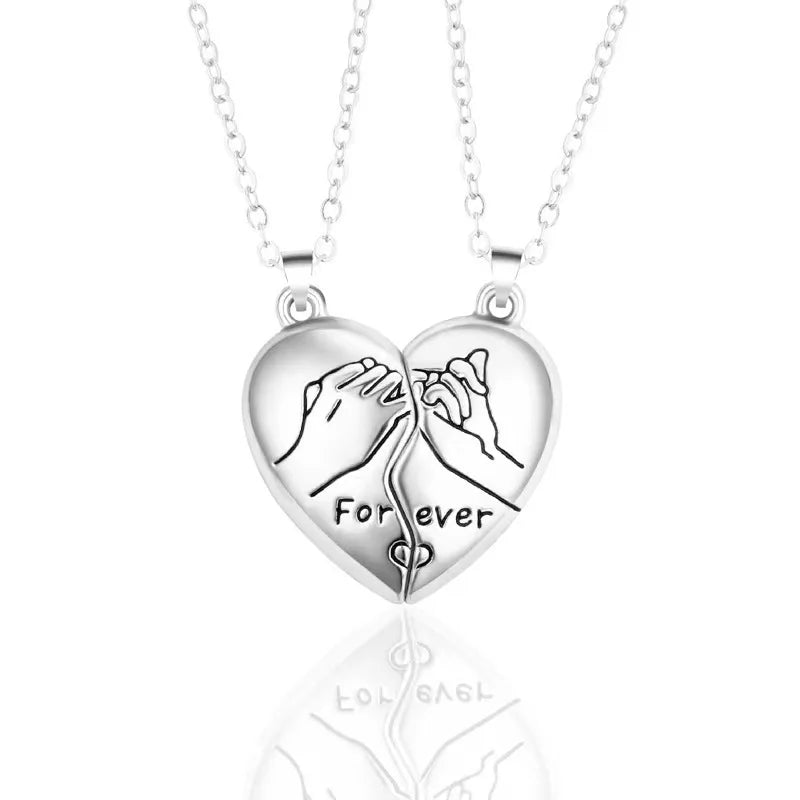 Couples Magnetic Heart Necklace