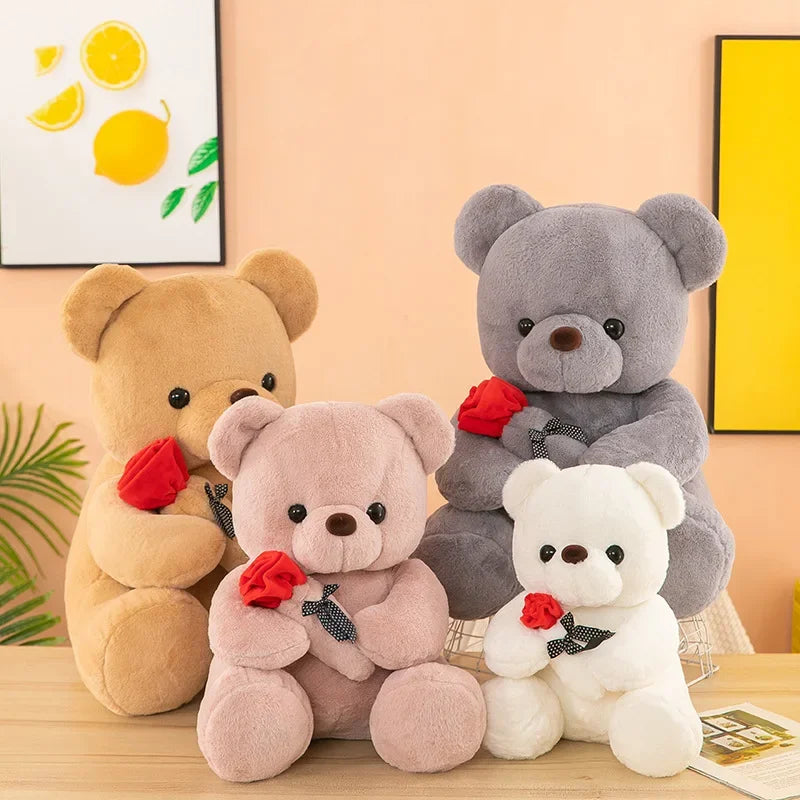 Teddy Bear with a Rose Plush