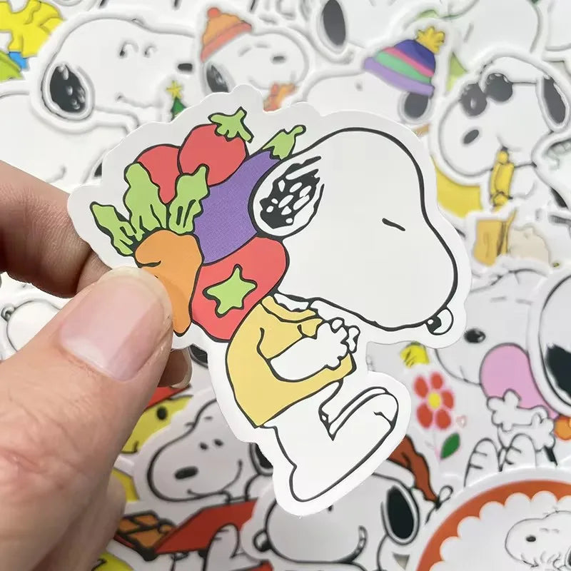 100/200pcs Snoopy Stickers