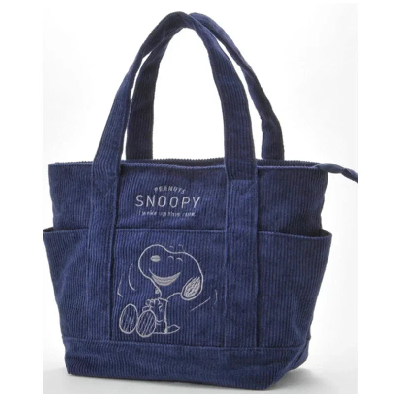 Snoopy Corduroy Tote Bag