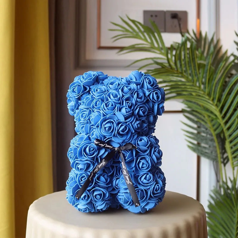 Artificial Flower Eternal Rose Teddy Bear