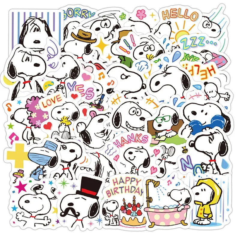 40pcs Snoopy Graffiti Stickers