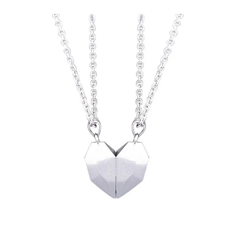 Couples Magnetic Heart Necklace