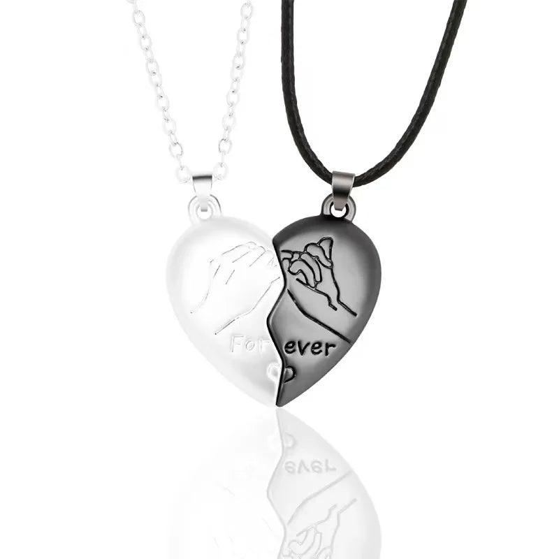 Couples Magnetic Heart Necklace