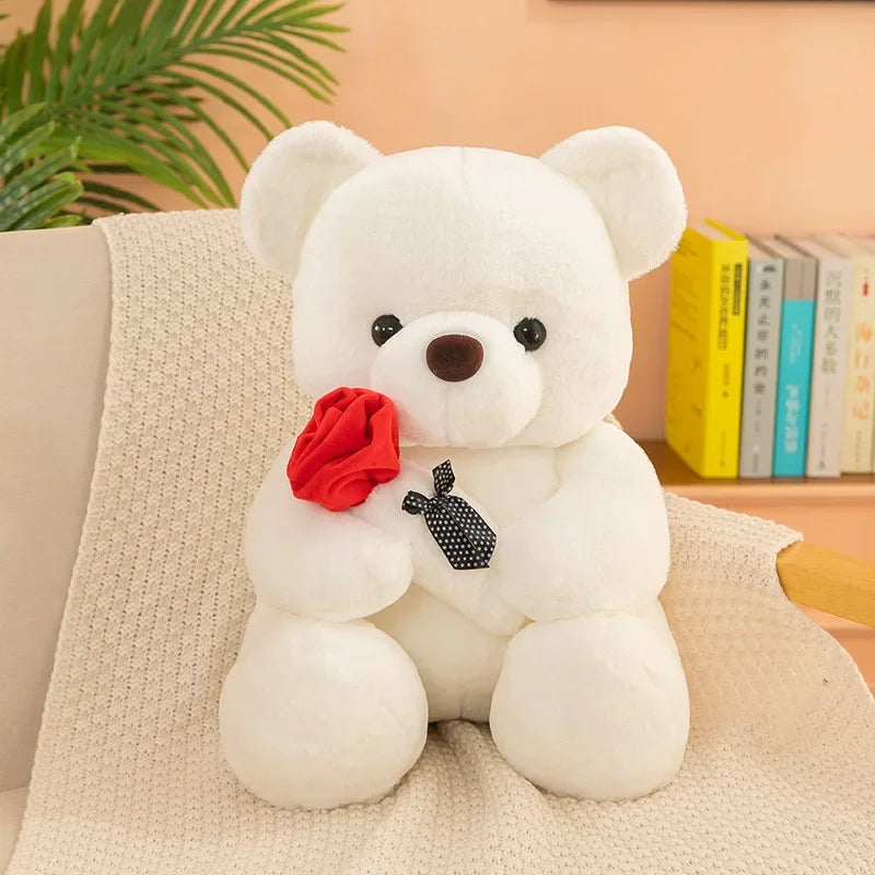 Teddy Bear with a Rose Plush