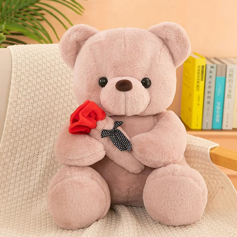 Teddy Bear with a Rose Plush