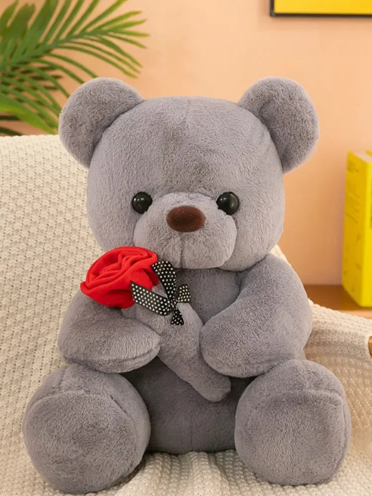 Teddy Bear with a Rose Plush