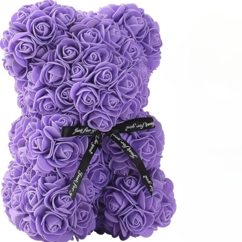 Artificial Flower Eternal Rose Teddy Bear