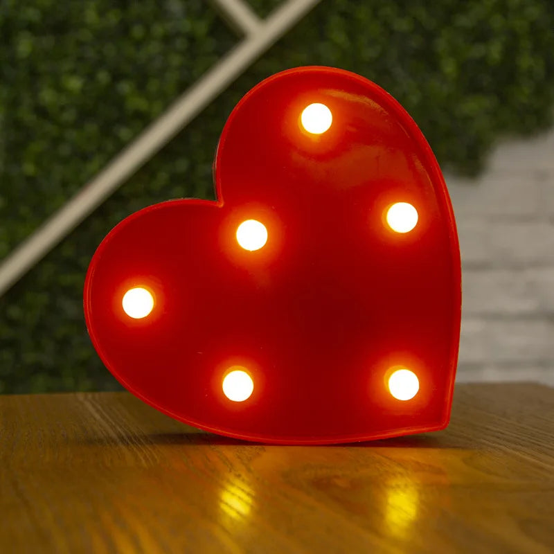 Love Heart LED Lamp