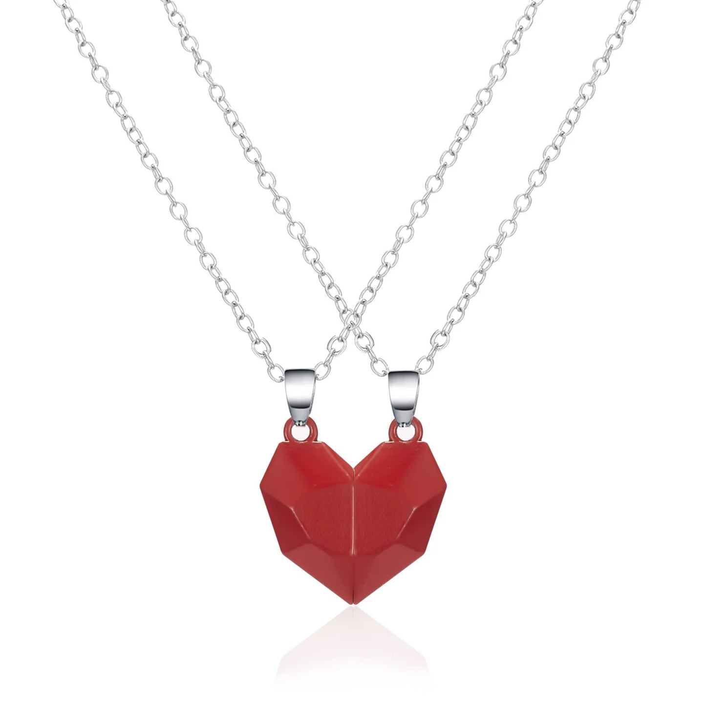 Couples Magnetic Heart Necklace