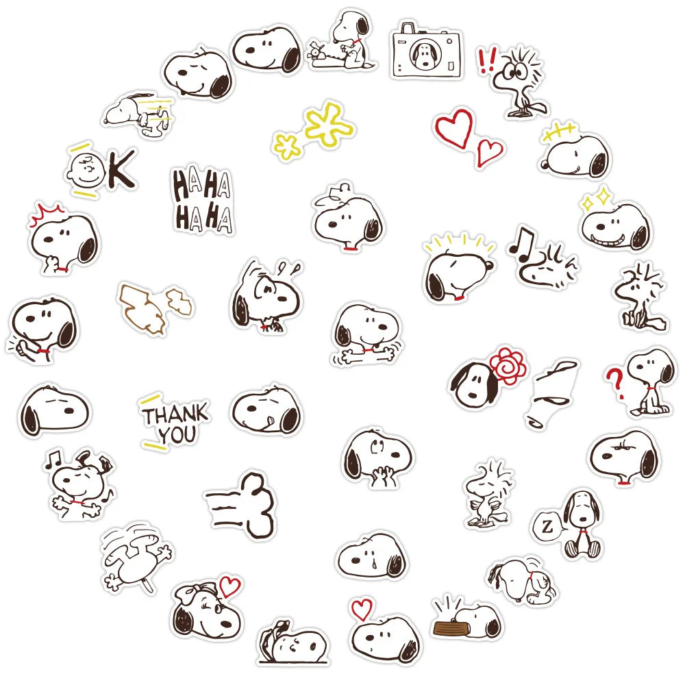 40pcs Snoopy Graffiti Stickers